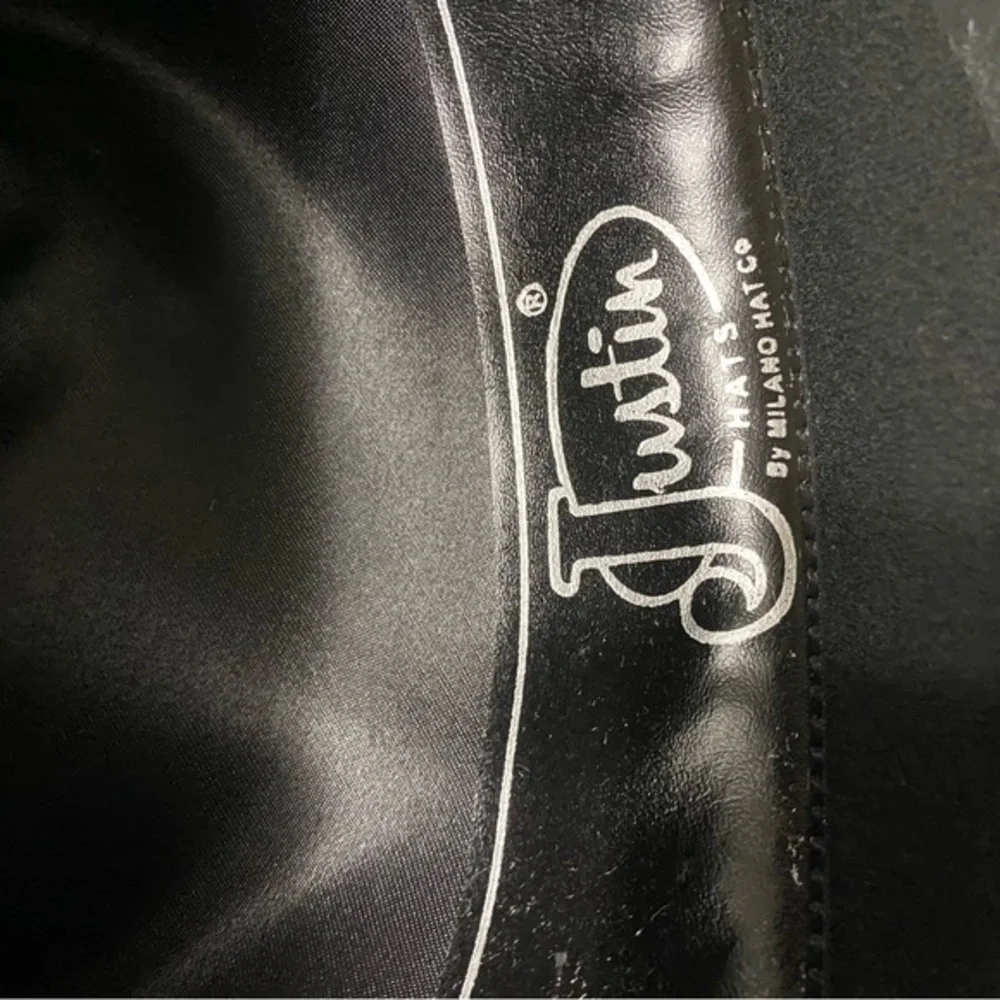 Justin 100% Wool XX Cowboy Hat, Black,‎ Size 56/7